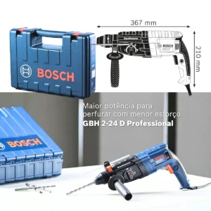 bosch gbh 2 24d maleta acessorios medidas